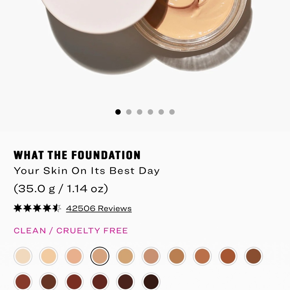 Jones Road WTF Cream Foundation Smooth Finish